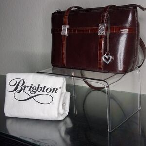 Brighton Brown Leather Handbag